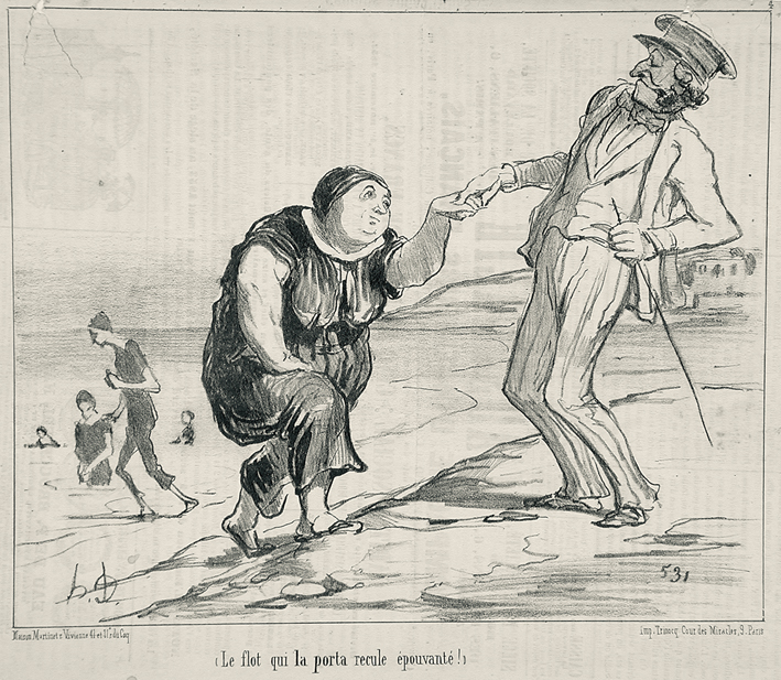  奥诺雷·杜米埃 Honore Daumier ——海军带领的人